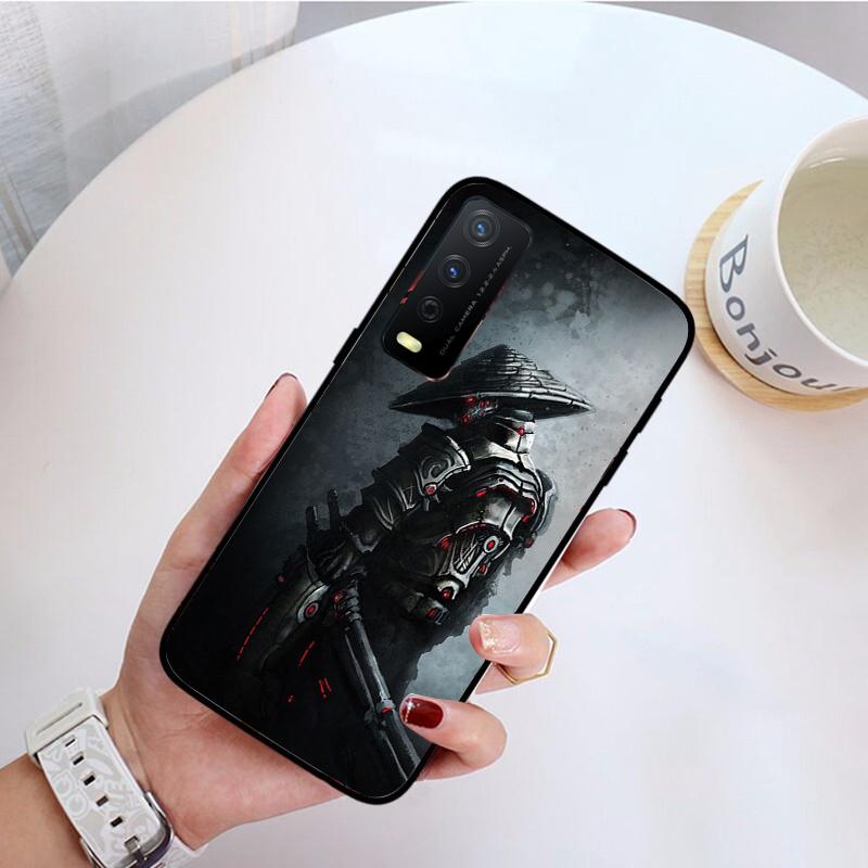 Japanese Samurai Style Phone Case For VIVO Y31 Y21 Y70 Y21S Y20 Y72 1907 Y12 Y11S Y53S Y33S Y55 Y76 Y51 Y15S Y01 Funda