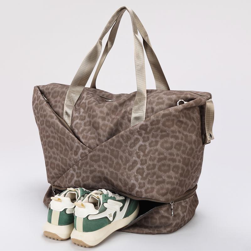 Travel Bag Duffel Bag Leopard Print Large Capacity Fitness Sports Bag