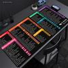 Pc toetsenbord FL Studio sneltoetsen muismat X large Tafel muismat met gestikte antislip onderkant Kantoor computer bureau mat