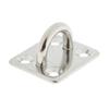 Stainless Steel Pad Eye Plate Square Hook Bracket for Boat Marine Equipment Sailing Shade Sail Yacht Accessories
