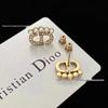 Antique Bronze Pearl Stud Earrings with Inlaid Diamonds