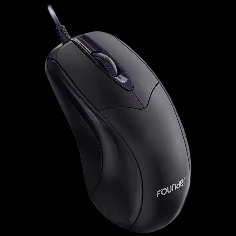 Founder M110 Ergonomic Wired USB Office Mouse