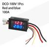 Voltmeter Amperemeter Materialer av høy kvalitet LED 100A Digital 1 stk