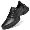 Men's Black Breathable Oxford Cloth Sneakers Gym Indoor Outdoor Jogging Sports Shoes Casual Cushioned Insoles  Hiking Shoes