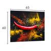 PANEL SZKLANY DO KUCHNI 65x60 Chilli