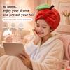 Super Absorbent Shower Bath Cap Thickened Absorbent Hair Cap  For Bath Time