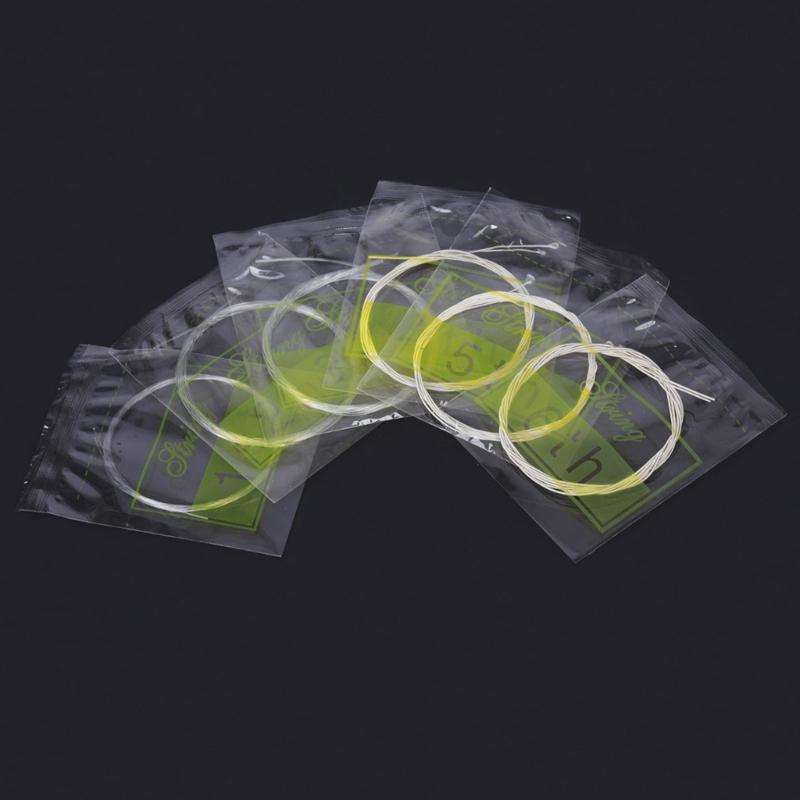 Arabic Oud String Musical Instrument Part Nylon Silver-Plated Alloy Wound String