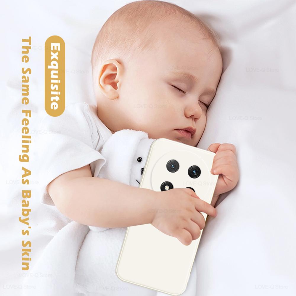 For For Honor Magic 7 Lite Case Liquid Silicone Camera Lens Protector Phone Cases For Honor Magic 7 Magic7 Lite Pro 7Pro Magic 7lite