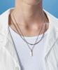 Maz Silver Lettering Two-Way Necklace