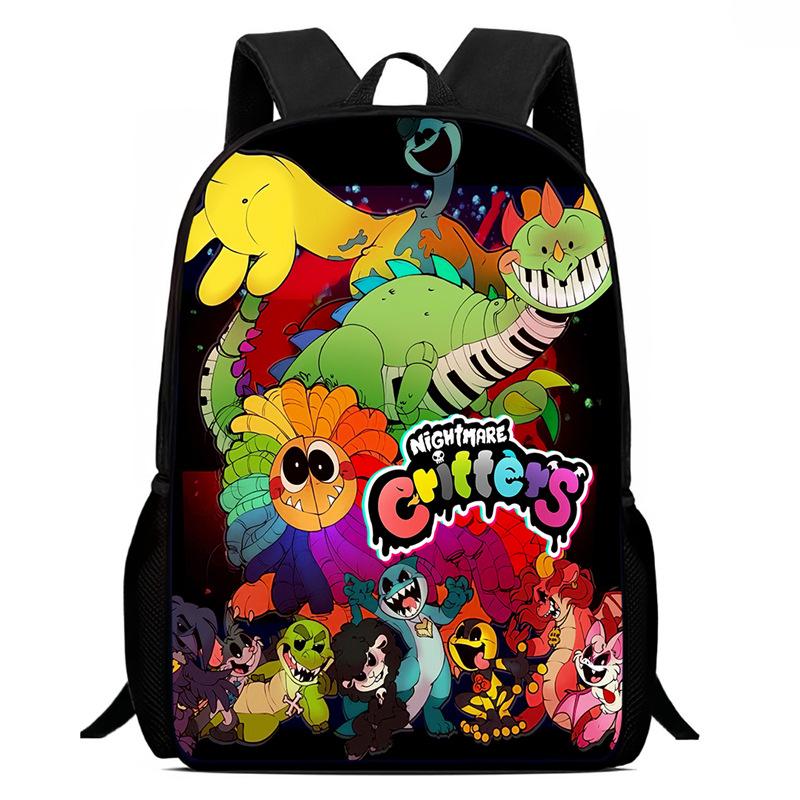 Lachende Crittersnig Htmare Peripherie Anime Rucksack Herren- Und Damen-Schultaschen