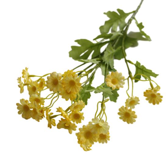 

Artificial Flower Bouquet Silk Faux Blooms Lifelike Flexible Stems for Home Office Wedding Decor Decorative Fake Flower for Photography Props жёлтый