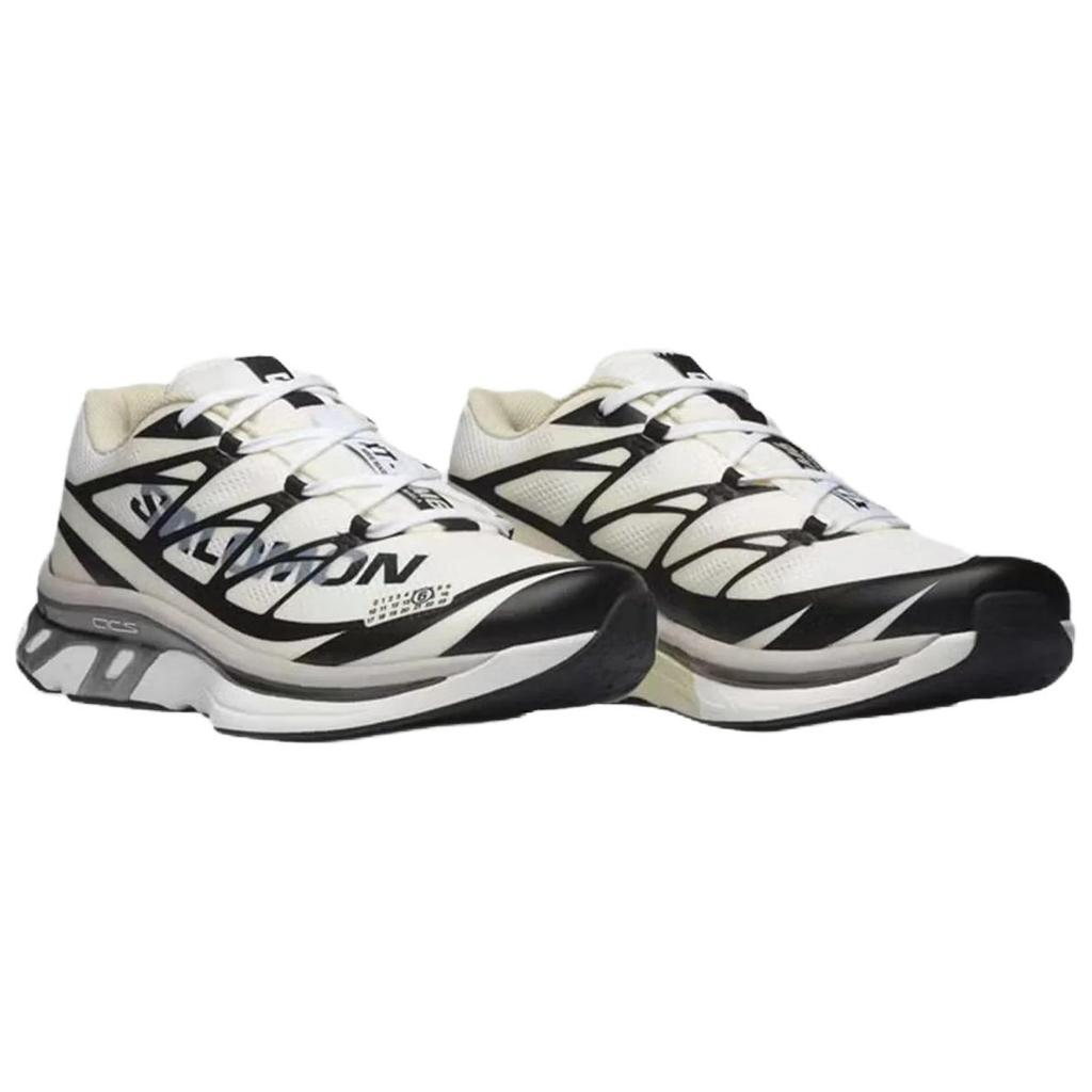 MM6 Maison Margiela X Salomon  XT-6 Vanilla Ice Black Green Haze Women Sneakers White S59WS0243P6303HB007