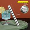 Stainless Steel Ice Crusher & Cocktail Muddler - Plastic Milk Tea & Lemon Hammer Bar Tool