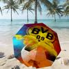 Borussia Dortmund Druckschirm Automatisches Öffnen/Schließen - Tragbares faltbares Design - Tägliche Nutzung für Reisen/Outdoor - Geschenk zum Geburtstag