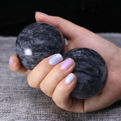 2/4 Stuks/Paar Natuurlijke Jade Baoding Ballen Handpols Massief Fitness Handbal Gezondheid Oefening Stress Ontspanning Therapie Chroom Handmassage