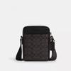 Coach Sullivan Crossbody Bag In Signature Canvas Gunmetal Charcoal Black
