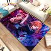 Tappeto Area Cartoon Anime Jujutsu Kaisen Grande, Tappeto per Soggiorno Camera da Letto Divano Zerbino Decorazione, Tappetino Antiscivolo per Bambini