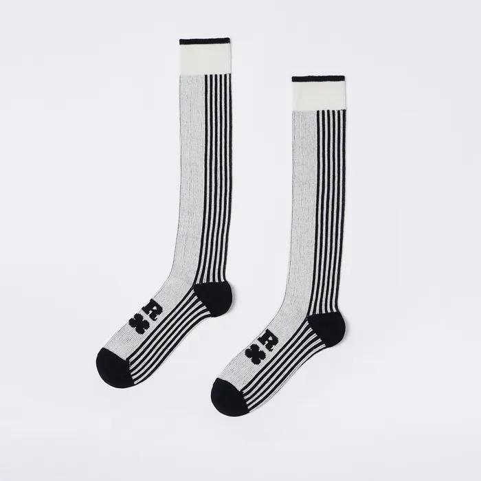 DRP Play Knee Socks DAILY LUCKY ROUTINE BLACK