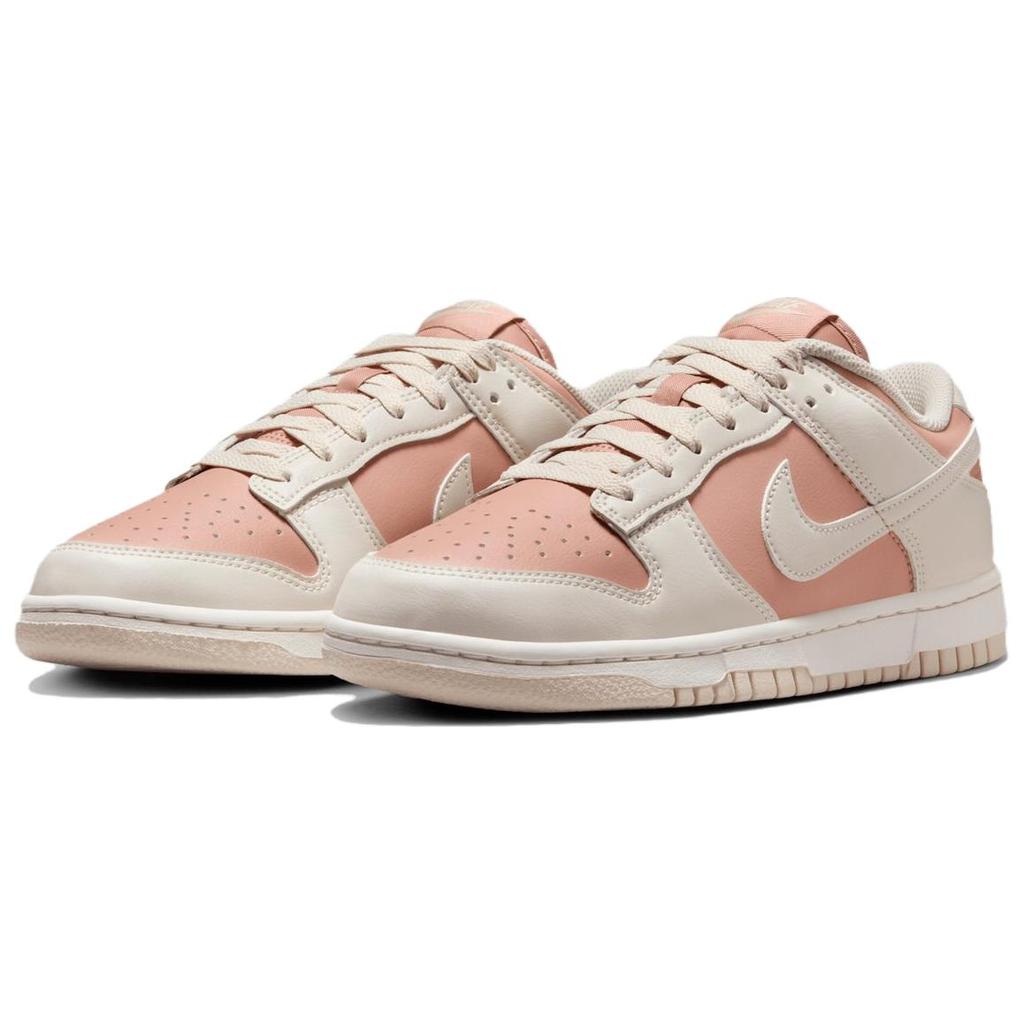 Nike Dunk Abrasion Resistant Low Top Skateboard Shoes Women's Pink