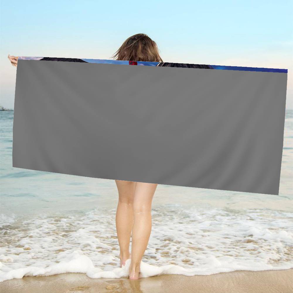 RubyRose RWBY Anime Microfiber Printed Beach Towel Mountain Climbing Yoga Beach Swimming Running Absorbent Soft Towel