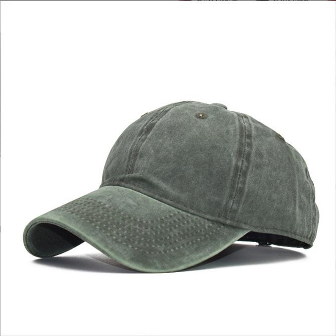 Vintage Washed Dad Cap - Soft Top Plain Cotton Baseball Hat for Men & Women Wholesale Distressed Snapback Fashion Streetwear