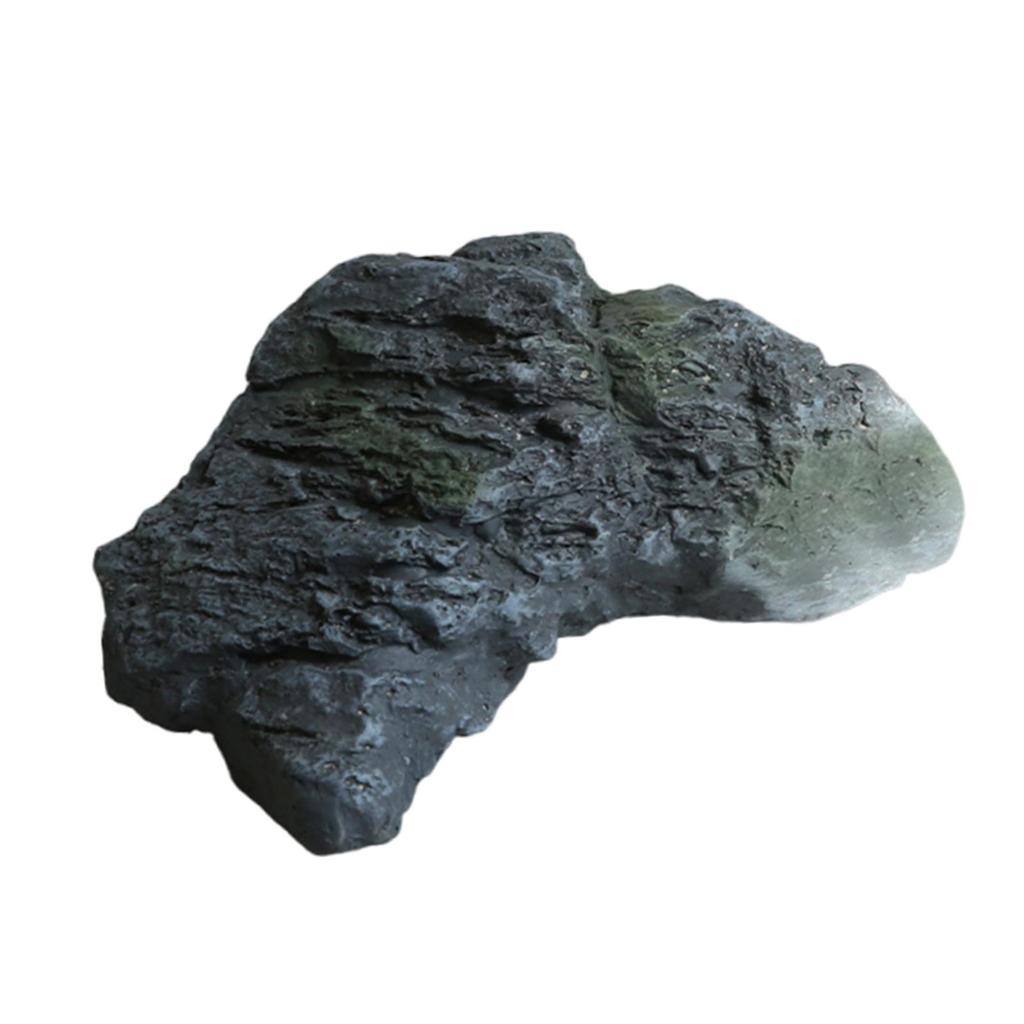 Fake Landscape Rock Yard Ornament Irregular Fiberglass Lightweight Realistic Highly Simulation Accessory Garden Decoration