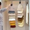 Xiaomi Wardrobe Hat Rack Hanging Rope Hat Storage Clips Baseball Caps Hat Hanger Hat Organizer Display for Closet Door and Bedroom