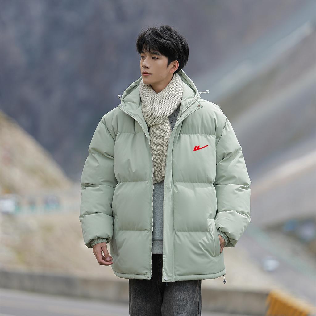 WARRIOR Puffer Jackets Unisex Hooded (Non-detachable) Thickened SHMY8803K39