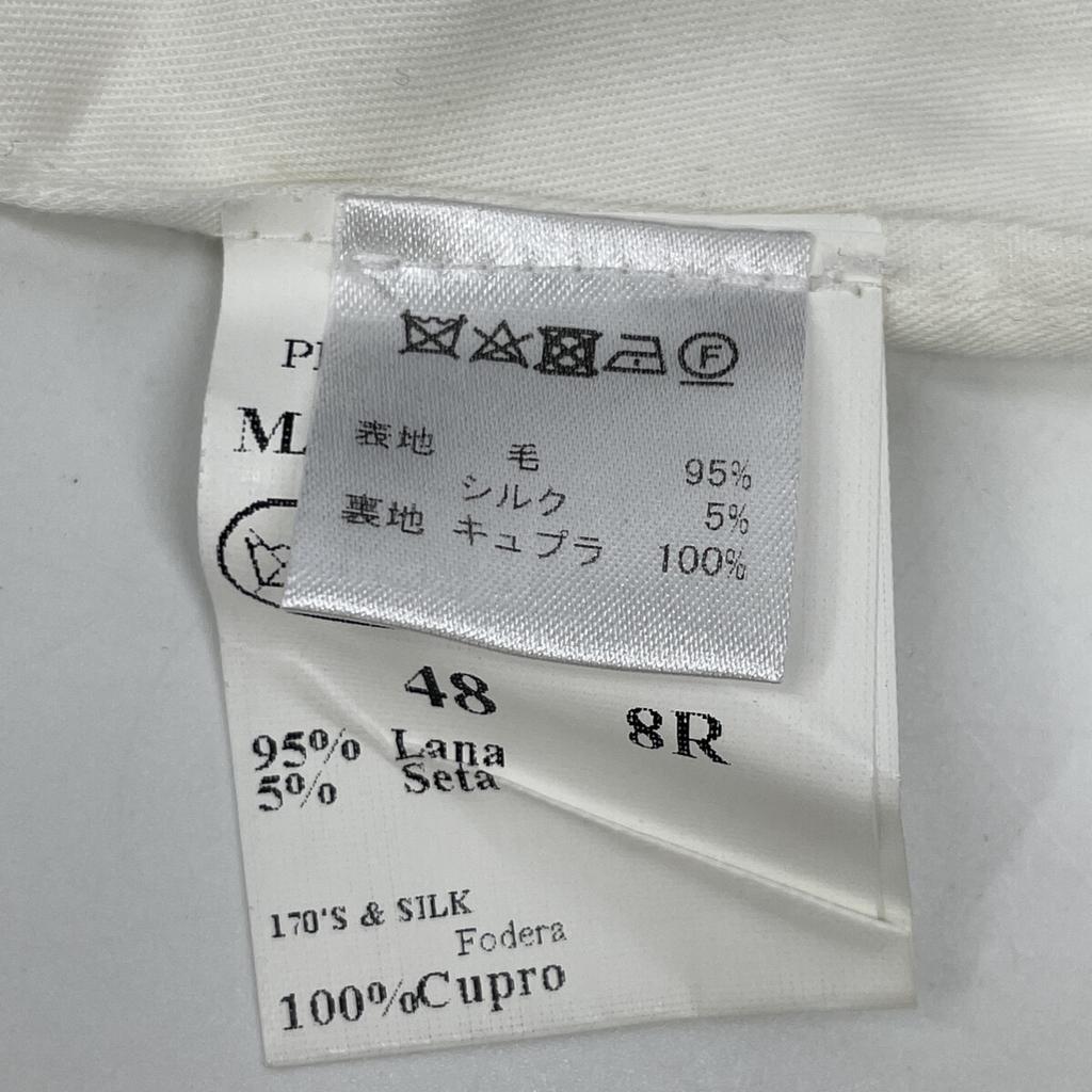 ISAIA Blue X Gray GREGORIO Silk Blend Striped Suit Suit Setup 48 Blue grayUsed