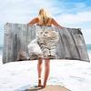 Cat Print Microfiber Lightweight Beach Towel, Soft Beach Blanket Fast Dry Super Absorbent Beach Towels for Adults and Kids