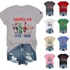 Damen T-Shirts Kurzarmshirts Pullover Sommer Frühling Oberteile Blusen