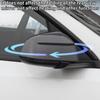 Koolstofpatroon Achteruitkijkspiegelkap Vervangende Cover Voor Tesla Model Y Juniper / Launch 2025 Achteruitkijkspiegelkappen Kap Behuizing