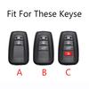 2\3\4 Button Tpu Car Key Case Cover for Toyota Highlander XLE Corolla LE Cross Hybrid Camry TRD 2019 Rav4 Avalon Car Accessories