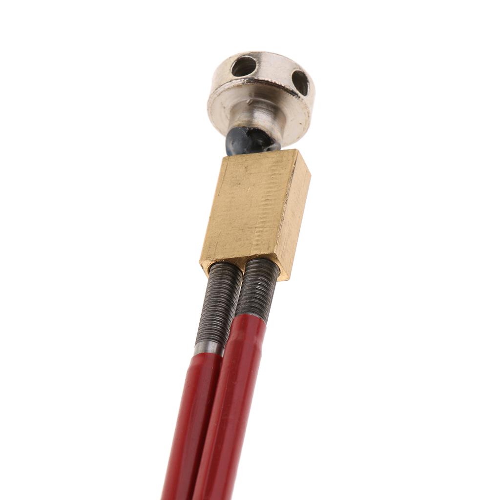 Quality Two Course Guitar Bass Rod Adjustable 456mm Length Red