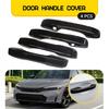 Front Rear Driver Passenger Door Handle Cover Black For -25 Acura Integra EV
