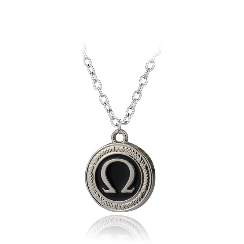 High Quality Game  Necklaces Kratos Symbol Amulet Alloy Metal Pendants Choker for Women Men Cosplay Jewelry Gifts