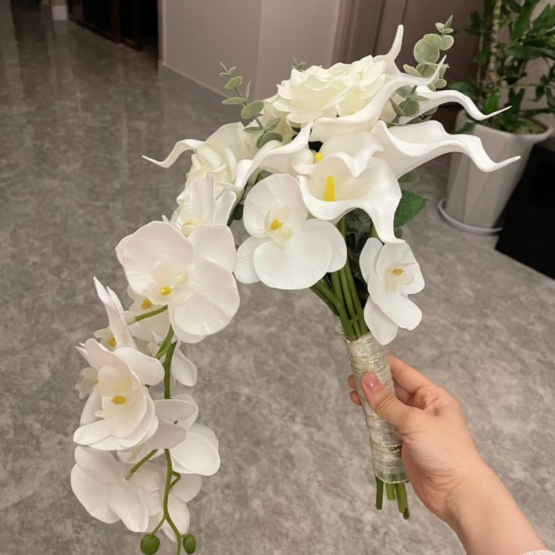 Mori-Style Garden Wedding Photography with French, Korean, and Waterfall Elements