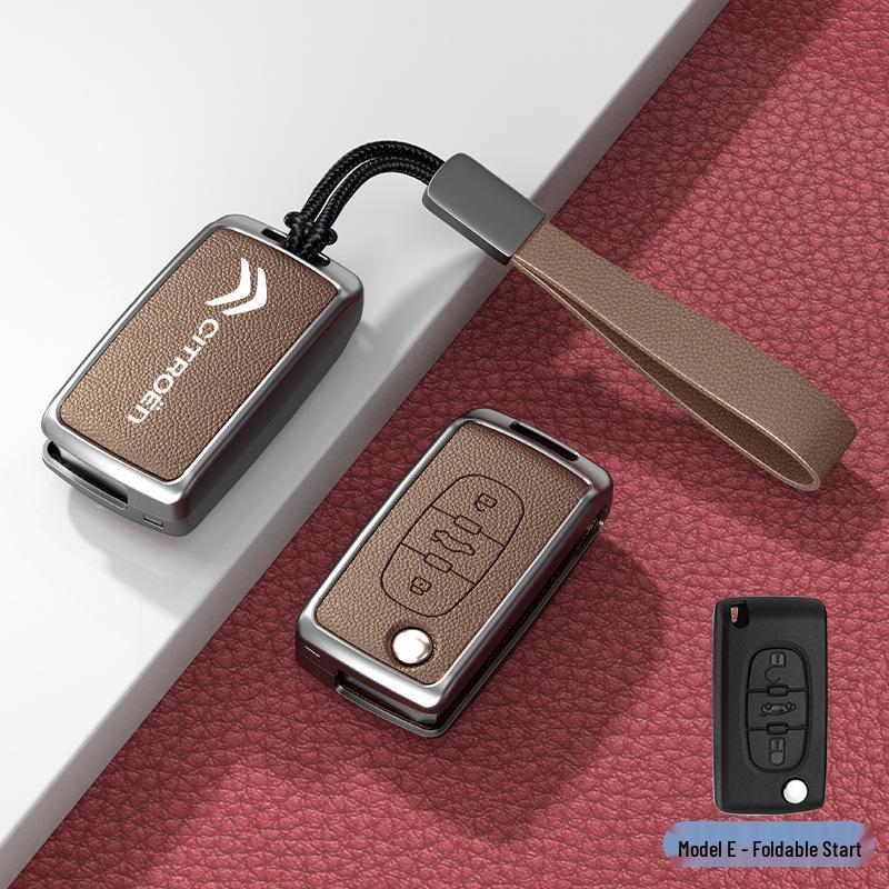 Car Key Cover & Buckle for Citroen C3XR, C4L, Tianyi, C5, C4 Sega, Elysee, C6 Models