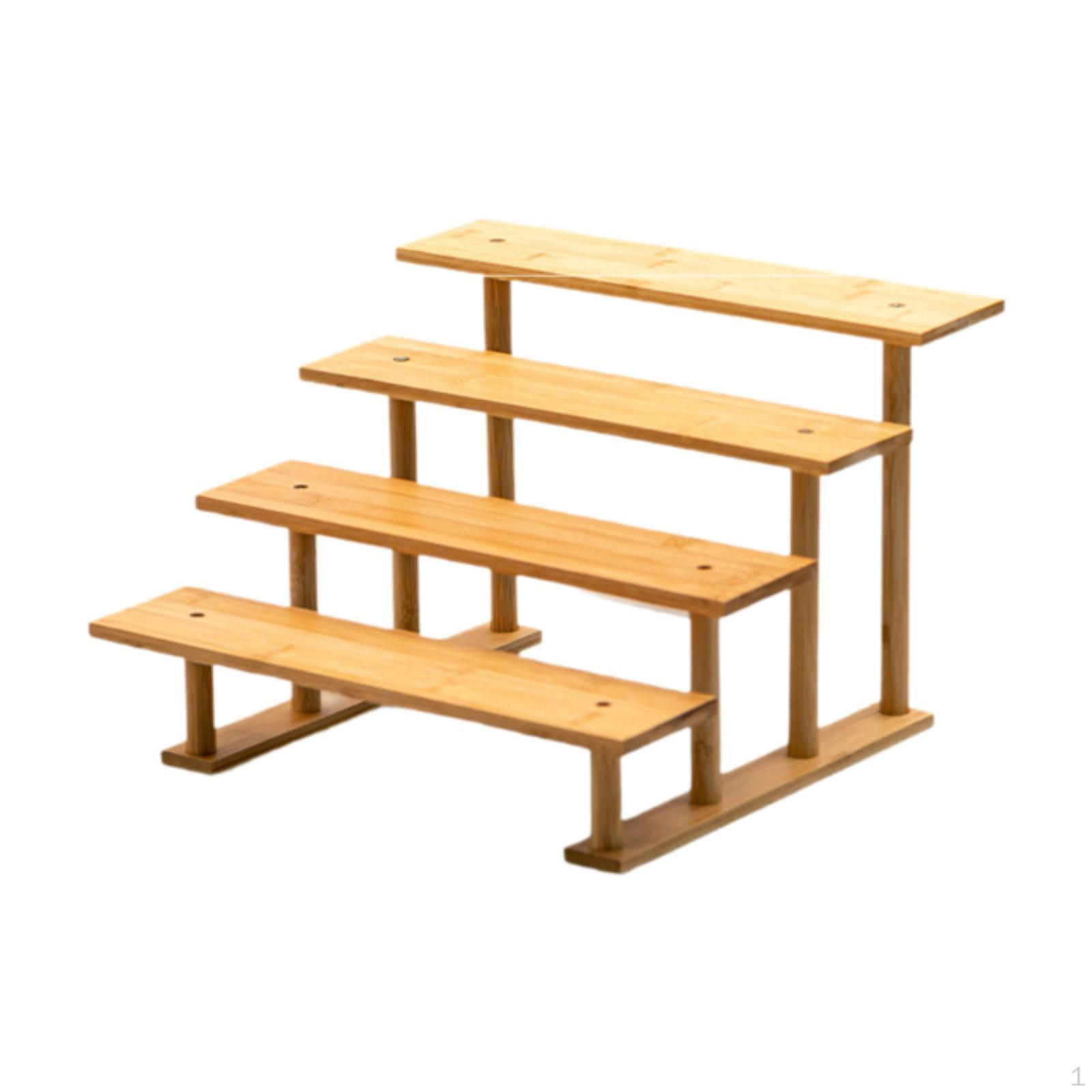 

Дисплей Riser Countertop Storage Rack Multi Layers Современная портативная подставка для ювелирных изделий 4 Tier 33 cm