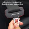 1pc Car Seatbelt Buckle Protector Seat Base Cover Mat Accessories For Mercedes Benz AMG W211 W203 W204 C260 E300L A200L GLA/S/E