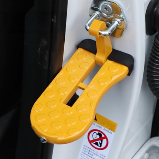 Degrau Dobrável para Porta de Carro com Superfície Antiderrapante Universal Barra de Teto de Lingote de Alumínio Degrau Peças Automotivas para SUV RV Off-Road