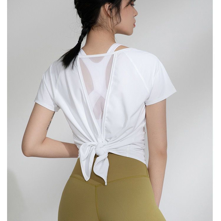 Yoga Clothes, Tops, Women's Loose Fitness Clothes, Quick-drying Clothes, Breathable and Thin Sports Long-sleeved Blouses, Running Thin Fitness Clothes