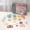 Wooden Funny Simulation Afternoon Tea And Cookie Coffee Children Toy Set