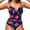 Populair Badpak Sexy Effen Kruisvouw Strak Eendelig Bikini Europees en Amerikaans Badpak