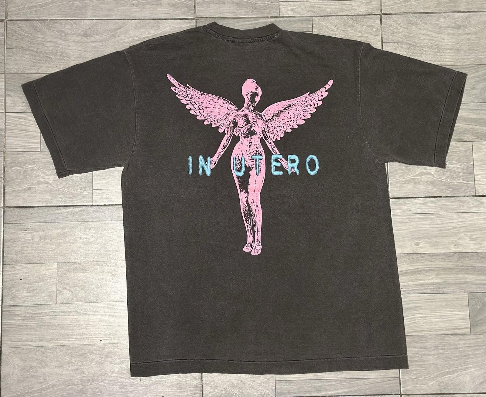 NIRVANA vintage 1993 IN UTERO ANGEL t shirt Unisex T-Shirt XL