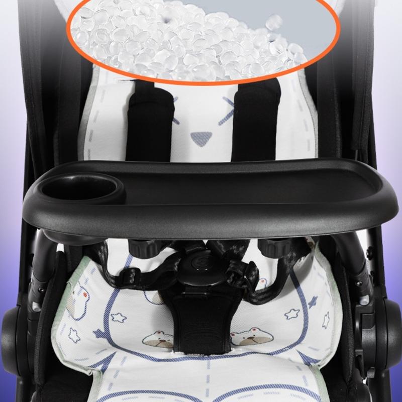 Universal Tray for Stroller with Cup Holder 2-in-1 Stroller Snack Food Organize Tray for Pushchair Stroller Accessories