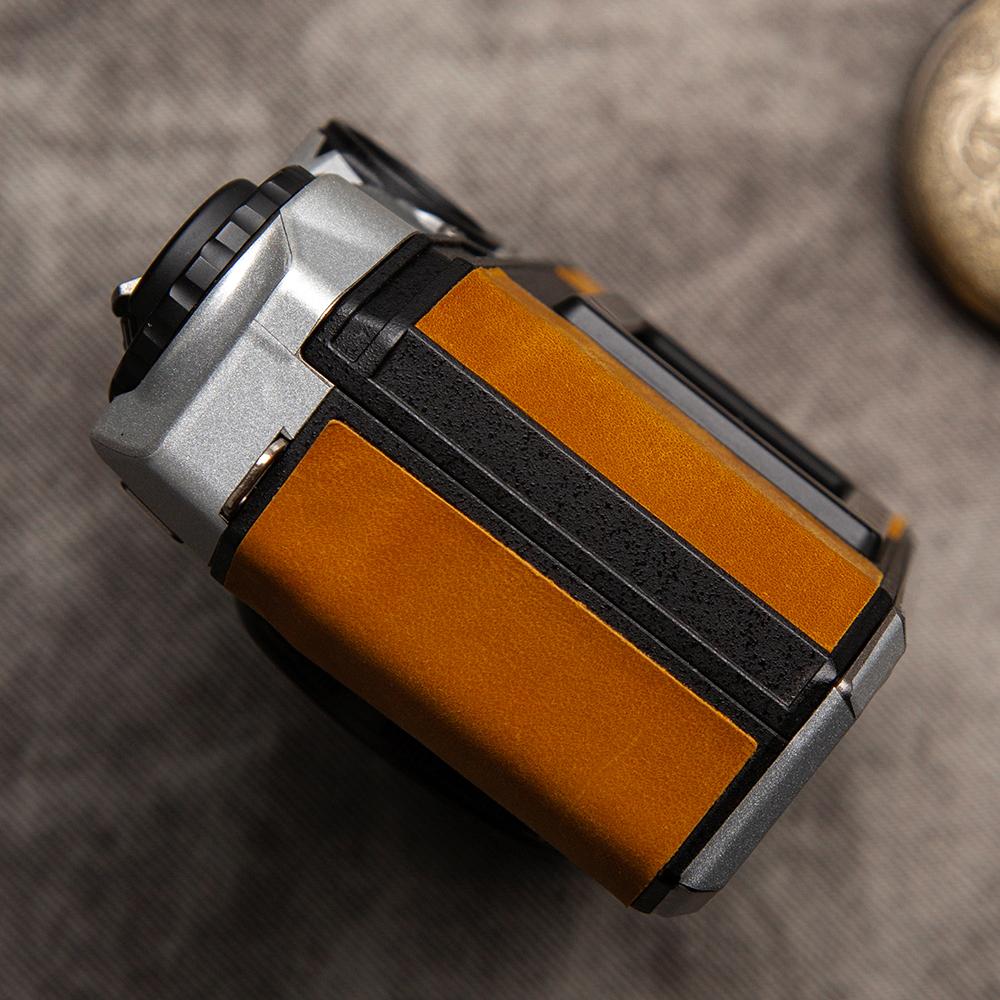 Genuine Leather Camera Decorative Sticker Grip Skin for PENTAX 17 Skin Decal Skin Personality DIY Camera Sticker Accessories