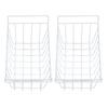 Freezer Basket Steel Wire PE Coating Space Saving Multifunctional Freezer Organizer Bin for Refrigerator Food Storage