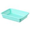 Kapabear Small Rectangular Plastic Kitchen Baskets - Set of 5