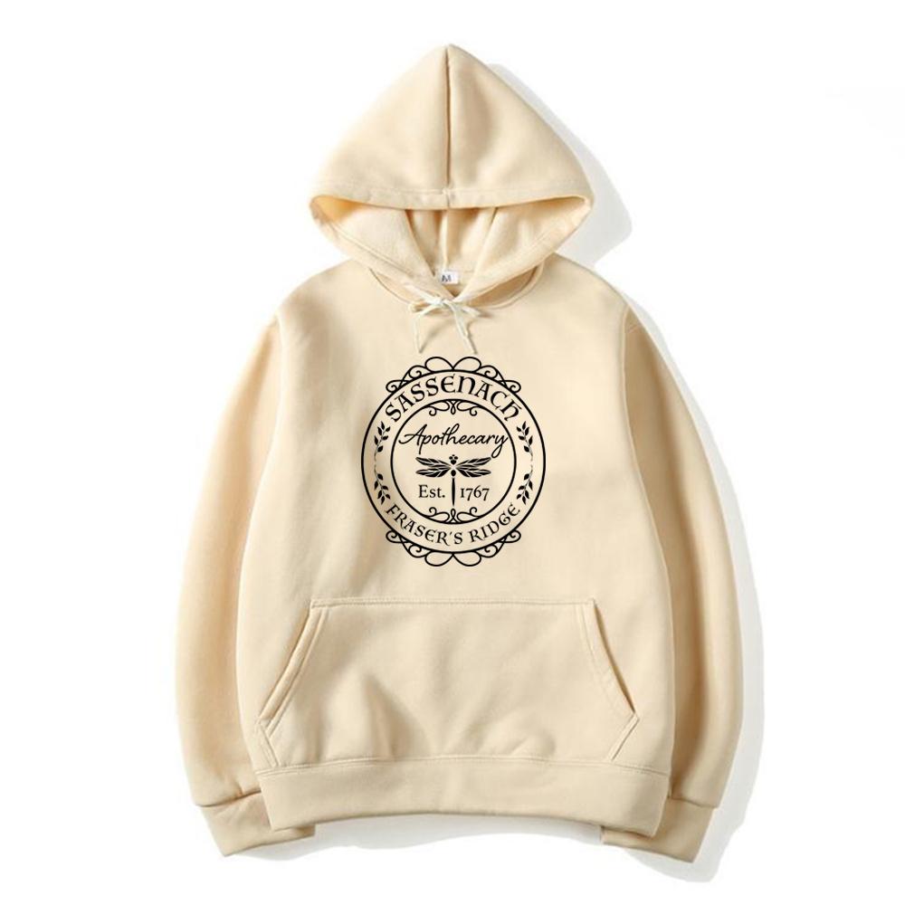 Sassenach Hoodie Outlander Buchreihe Kapuzenpullover Jamie Fraser Hoodies Damen Langarmpullover Sassenach Fan Geschenk